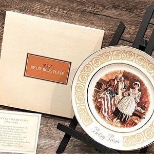 Avon Betsy Ross Plate 1973